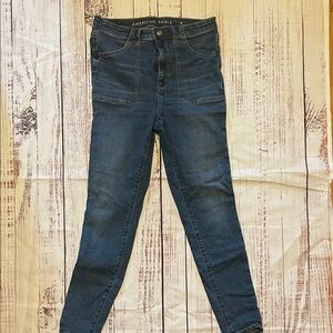 American Eagle Outfitters Women's Skinny Jeans super high rise jegging